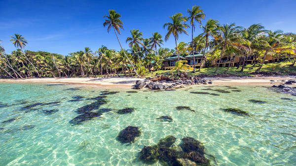 Spiaggia tropicale del Nicaragua in America Centrale.