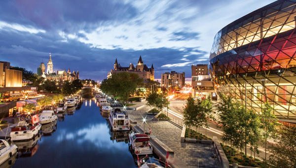 Vista di Ottawa, la capitale del Canada.