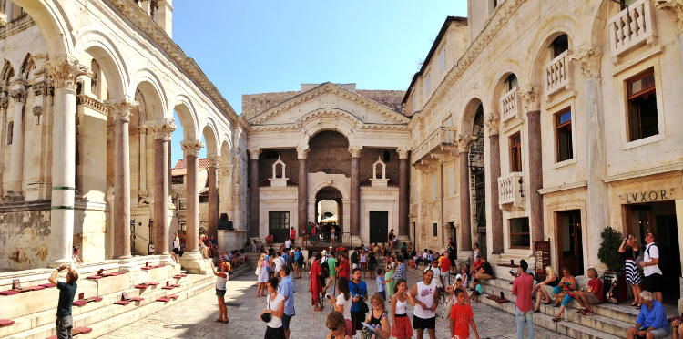 Palazzo di Diocleziano a Spalato.