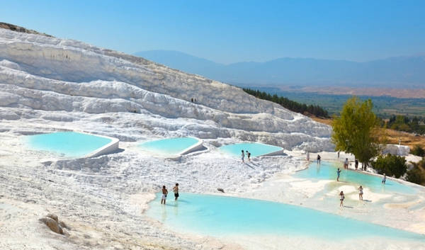 Pamukkale in Turchia.