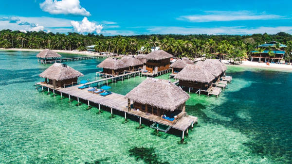 Bellissimo resort per vacanze a Bocas del Toro, Panama.