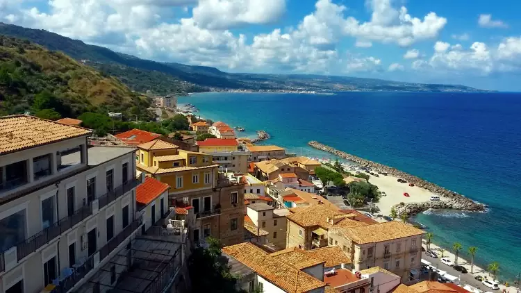 Pizzo Calabro vicino Tropea, in provincia di Vibo Valentia.