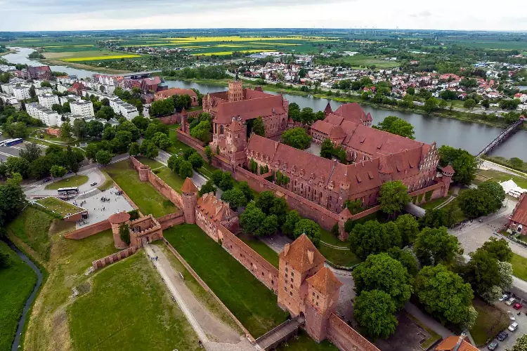 Il castello di Malbork, tra le cose da vedere in Polonia.