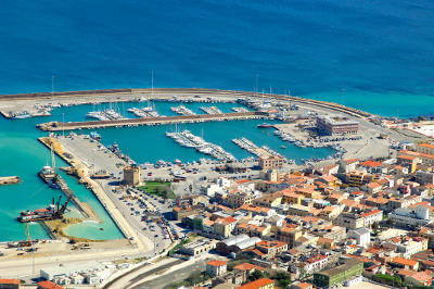 Porto Torres nel nord della Sardegna.