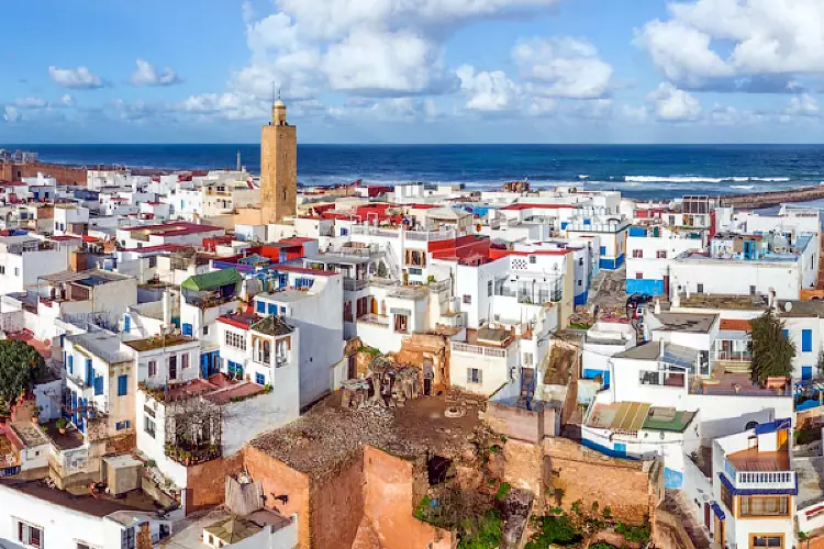 Vista della magnifica città di Rabat, capitale del Marocco.