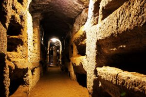 Le catacombe romane.