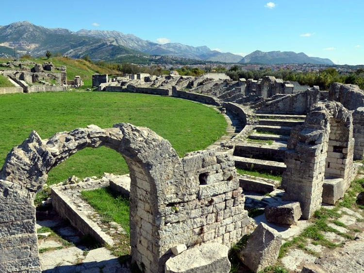 anfiteatro romano a Salona, Spalato.