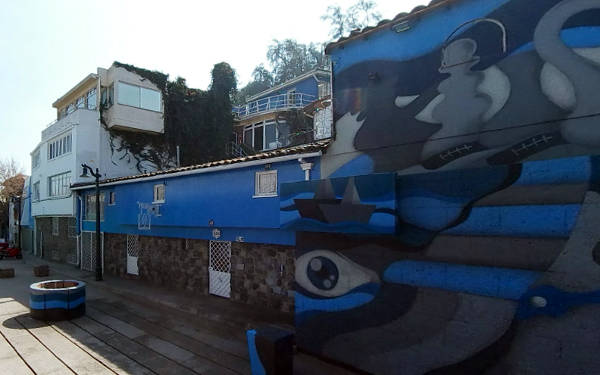 La Chascona, casa museo di Pablo Neruda a Santiago.