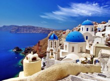 Isola greca di Santorini, Grecia.