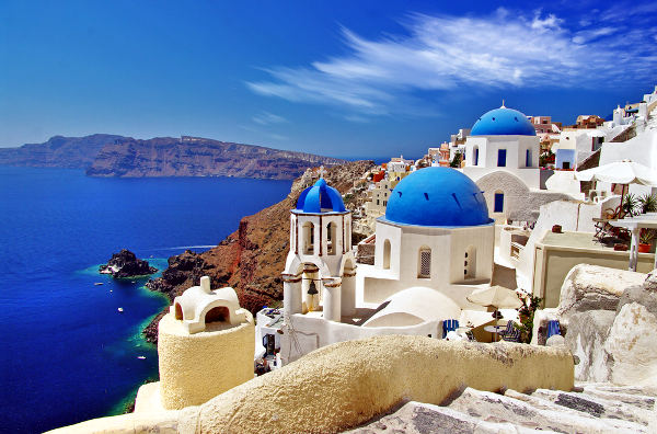 Isola greca di Santorini, Grecia.