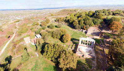 Il sito archeologico di Apollonia in Albania.