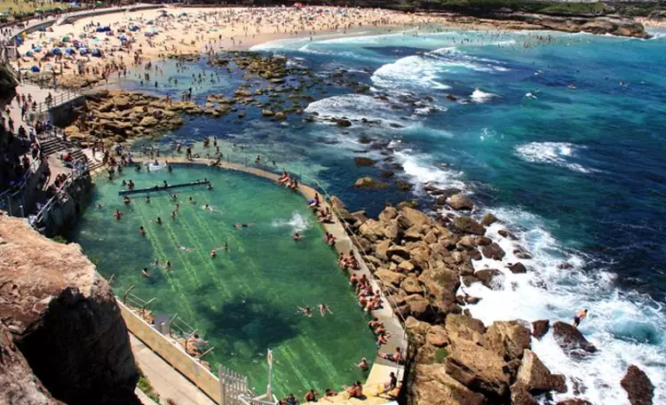 La spiaggia di Bronte a Sydney, una delle più popolari della città australiana.