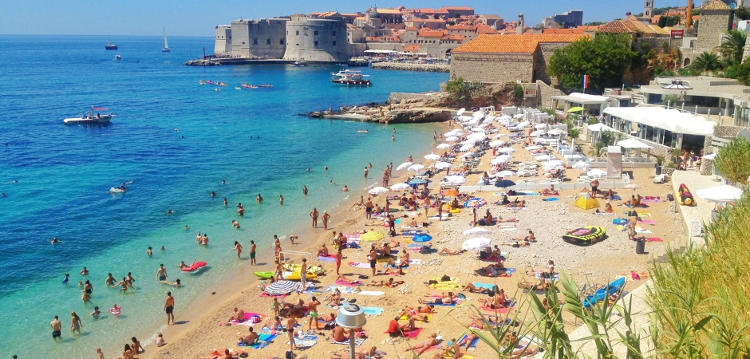 spiaggia a dubrovnik, banje.