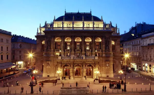 Il Teatro dell'Opera di Budapest.
