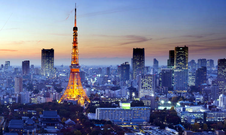 Tokyo, la capitale del Giappone.