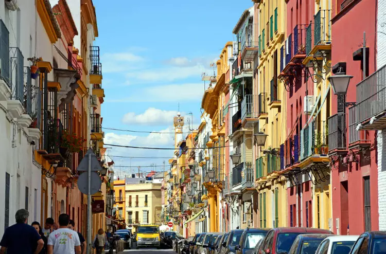 Il quartiere di Triana a Siviglia.