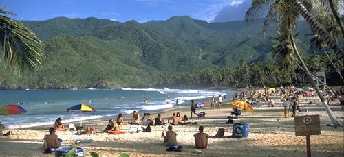Turismo in Venezuela, una spiaggia venezuelana.