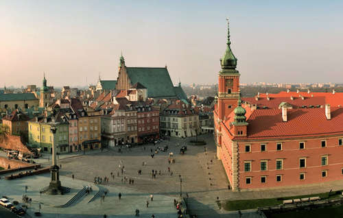 Varsavia, la capitale della Polonia.