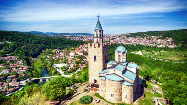 Veliko Tarnovo antica capitale medievale della Bulgaria.