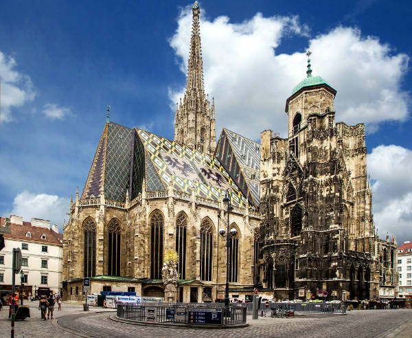 La cattedrale di Santo Stefano a Vienna.