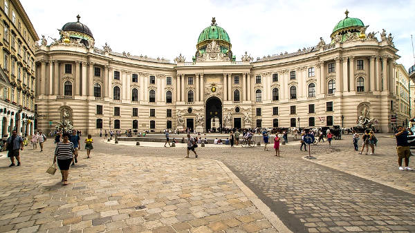 Vienna, Hofburg palazzo imperiale.
