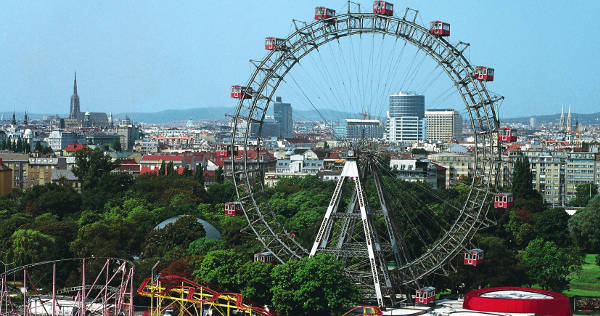 La ruota panoramica del Prater di Vienna.