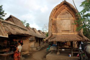 Un tradizionale villaggio Sasak a Lombok.