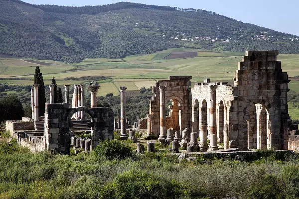 Le rovine romane di Volubilis.