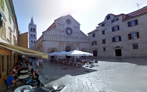 La cattedrale di Zara dedicata a Sant'Anastasia.