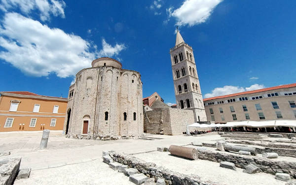 La chiesa di San Donato a Zara in Croazia.